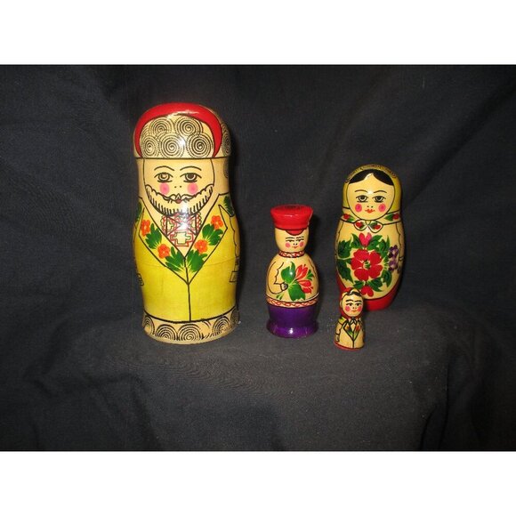 Russian nesting Dolls, Family man matryoshka, doll collector - Picture 1 of 7